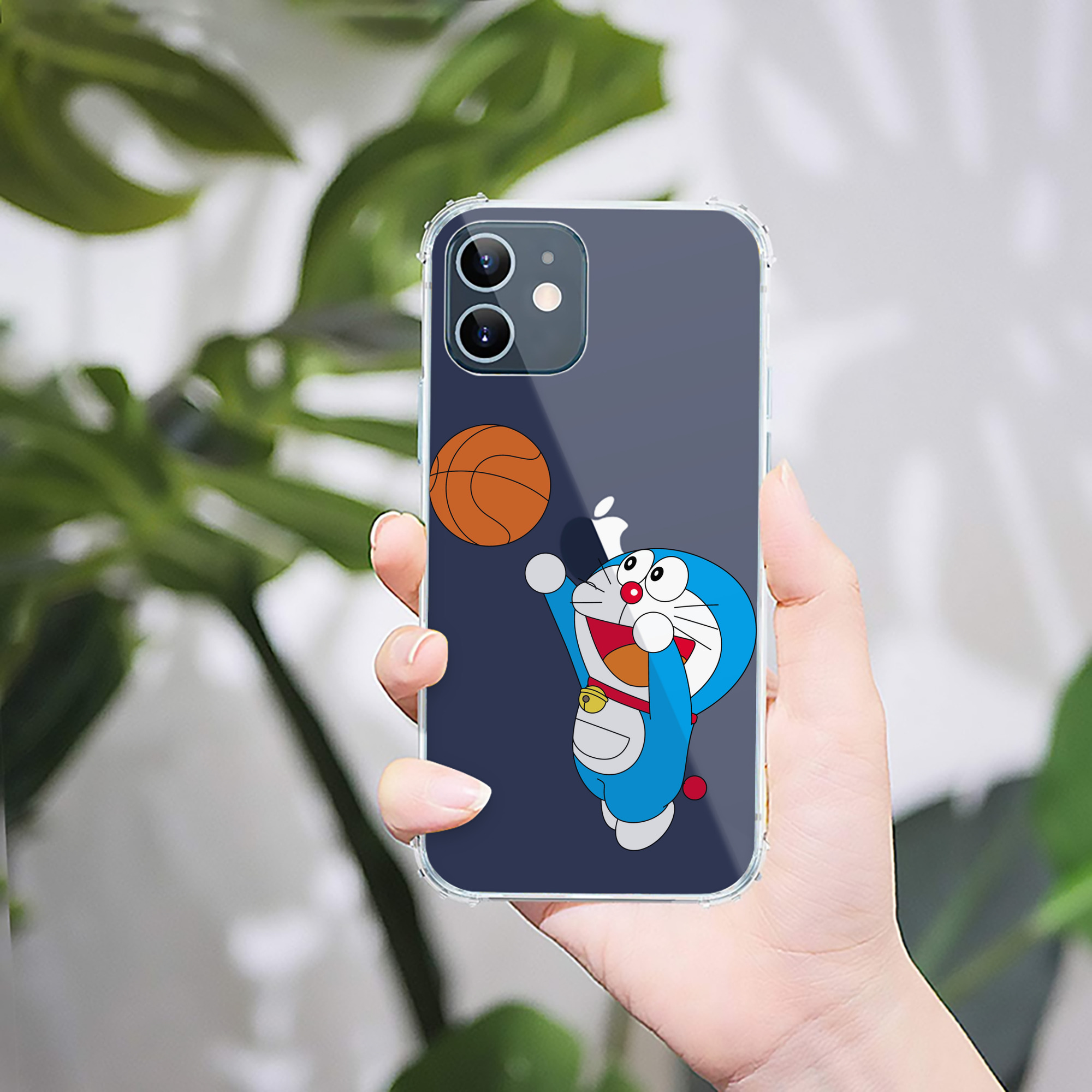 （画像用） ドラえもん Doraemon 【iPhone 12シリーズ対応】透明スマホケース（クリアソフトケース）
